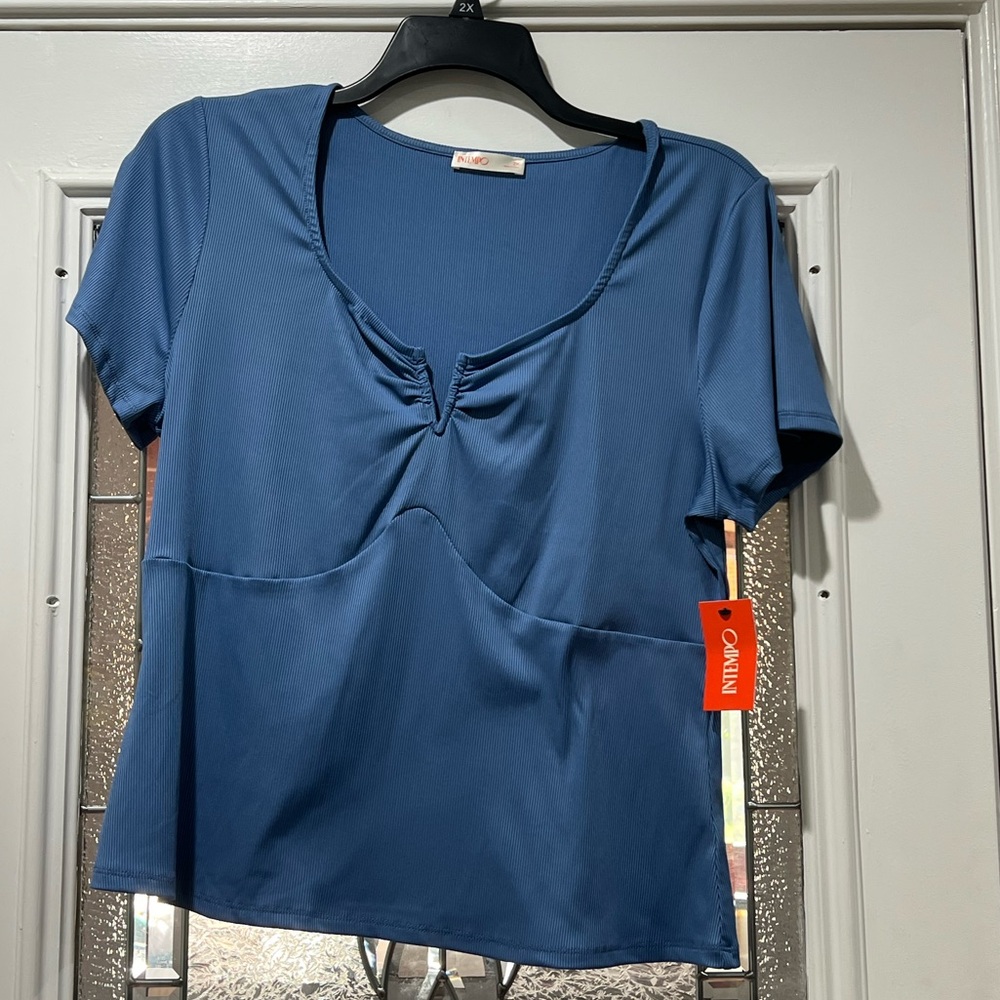 Square neck top